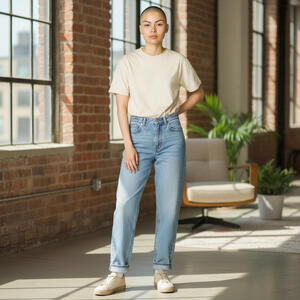 Vintage Levi’s 550 Relaxed Fit Tapered Jeans | Light Wash | 28x28